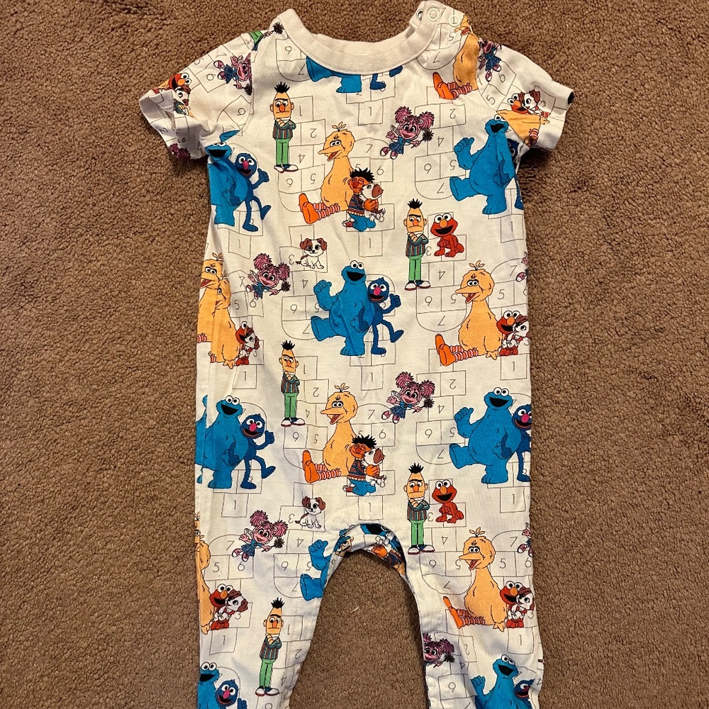 Short Sleeve Sesame Street Hanna Anderson